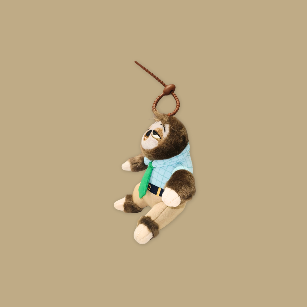 Zootopia 2 Flash Sloth Plush Keychain