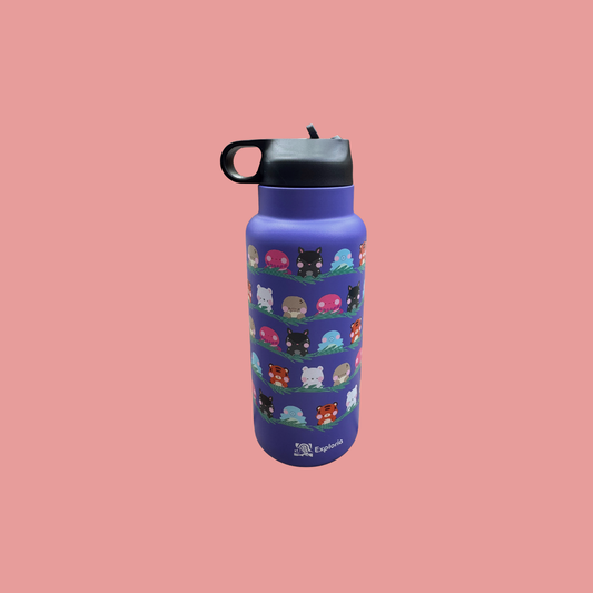 Exploria Mighty Jaxx Row Print Water Bottle