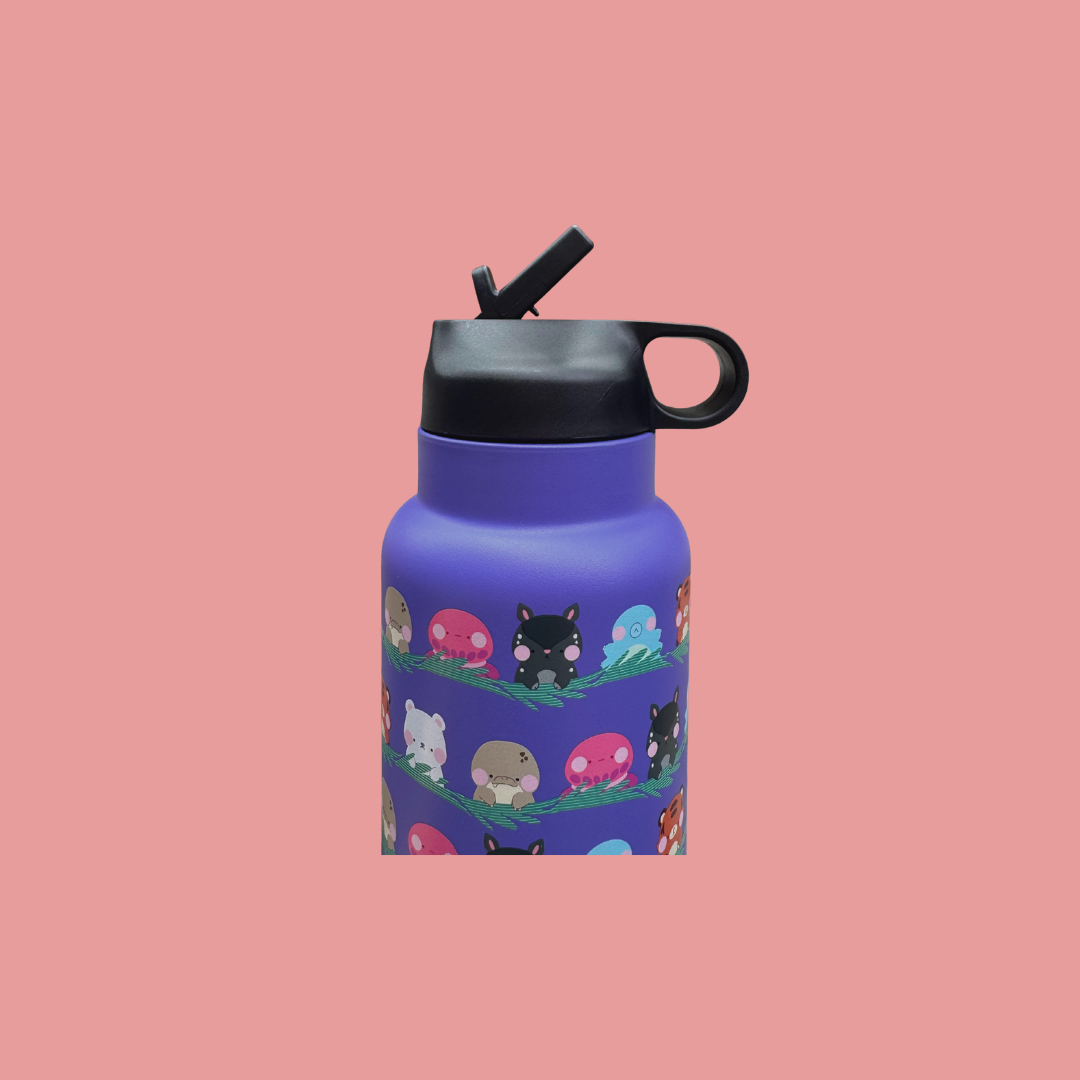 Exploria Mighty Jaxx Row Print Water Bottle