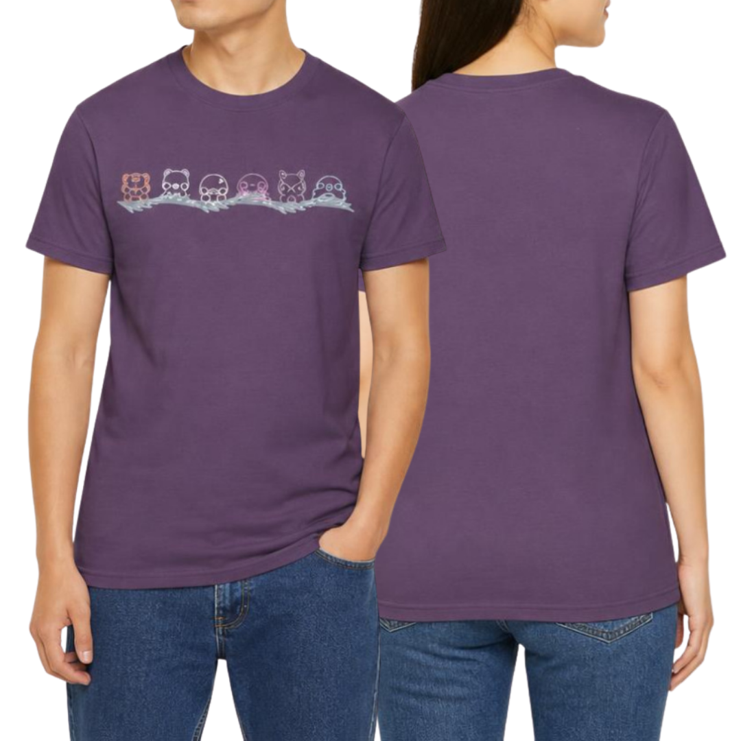 Exploria Mighty Jaxx Silhouette Row Adult T-Shirt