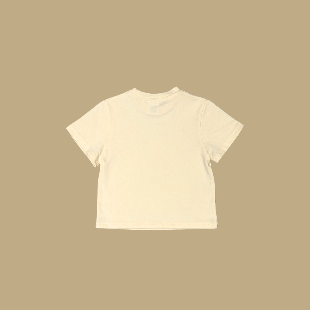 Exploria Mighty Jaxx Circle Collage Kids T-Shirt Cream