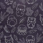 Exploria Mighty Jaxx Silhouette Print Sports Towel