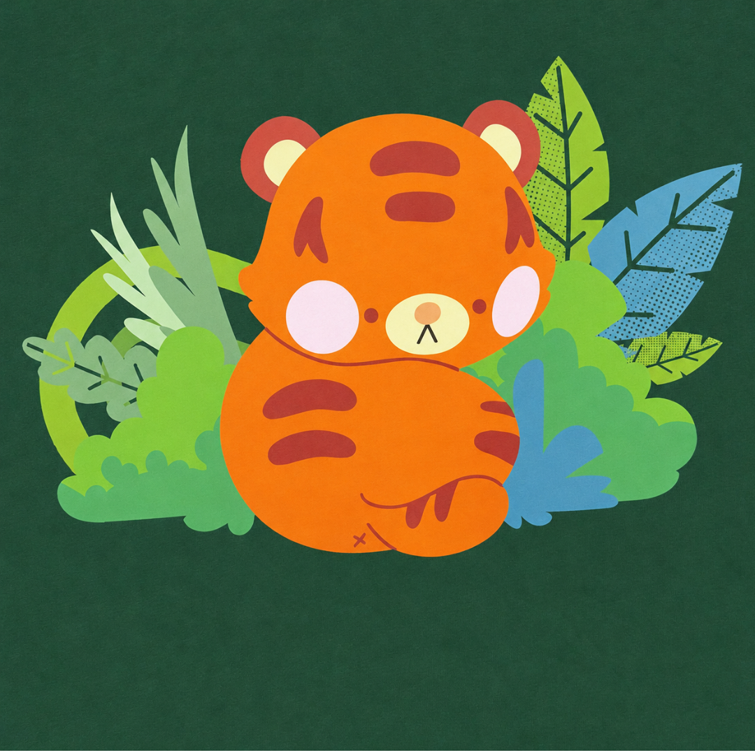Exploria Mighty Jaxx Tiger Adult T-Shirt