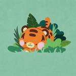 Exploria Mighty Jaxx Tiger Kids T-Shirt