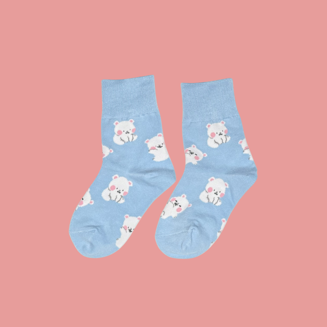 Exploria Mighty Jaxx Kids Polar Bear Socks