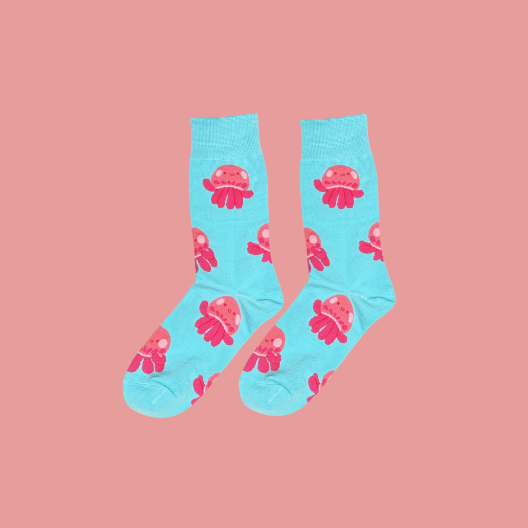 Exploria Mighty Jaxx Adult Jelly Fish Socks