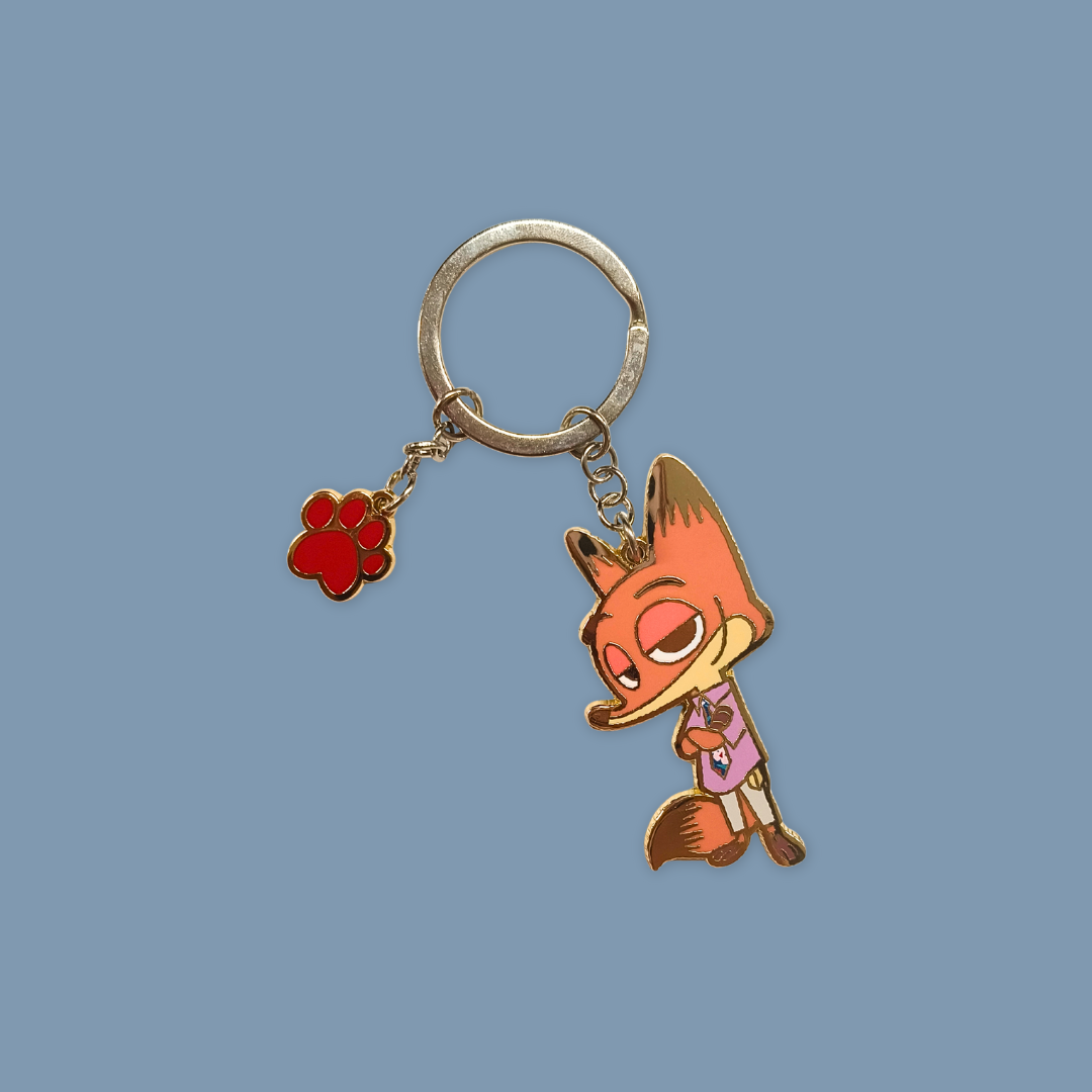 Zootopia 2 Nick Keychain