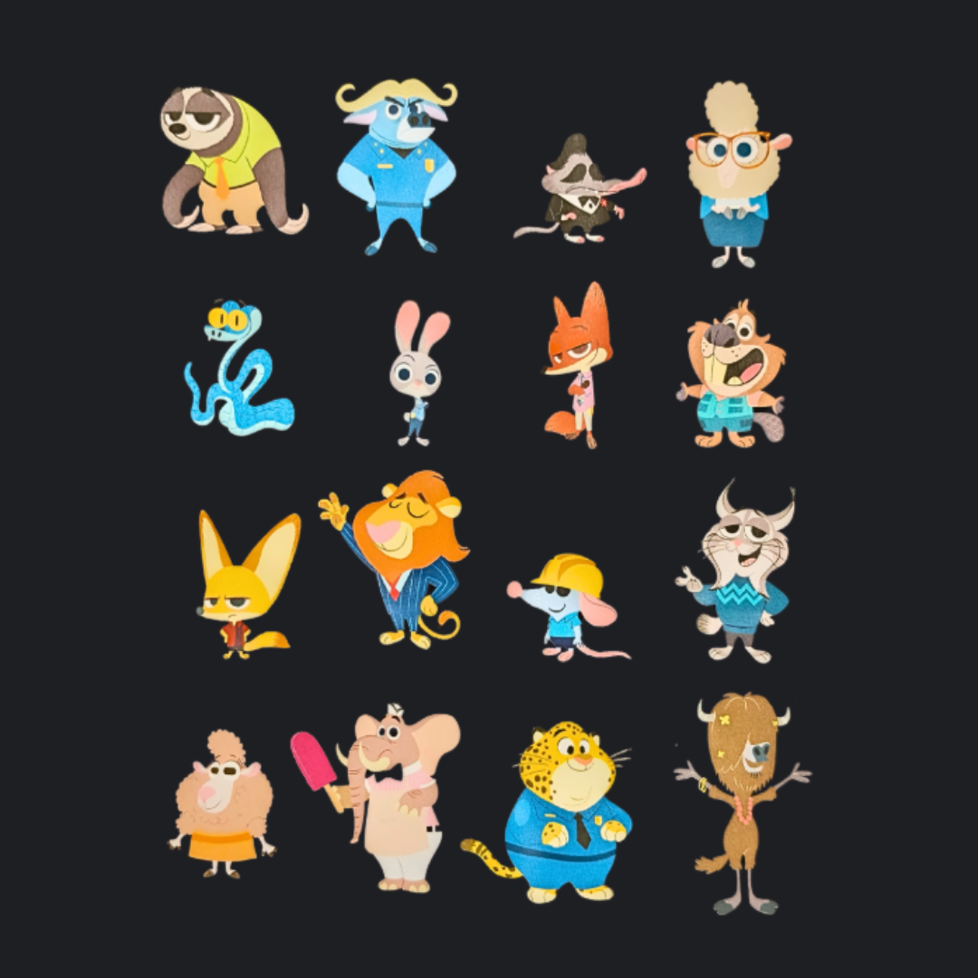 Zootopia 2 Character Parade Kids T-Shirt