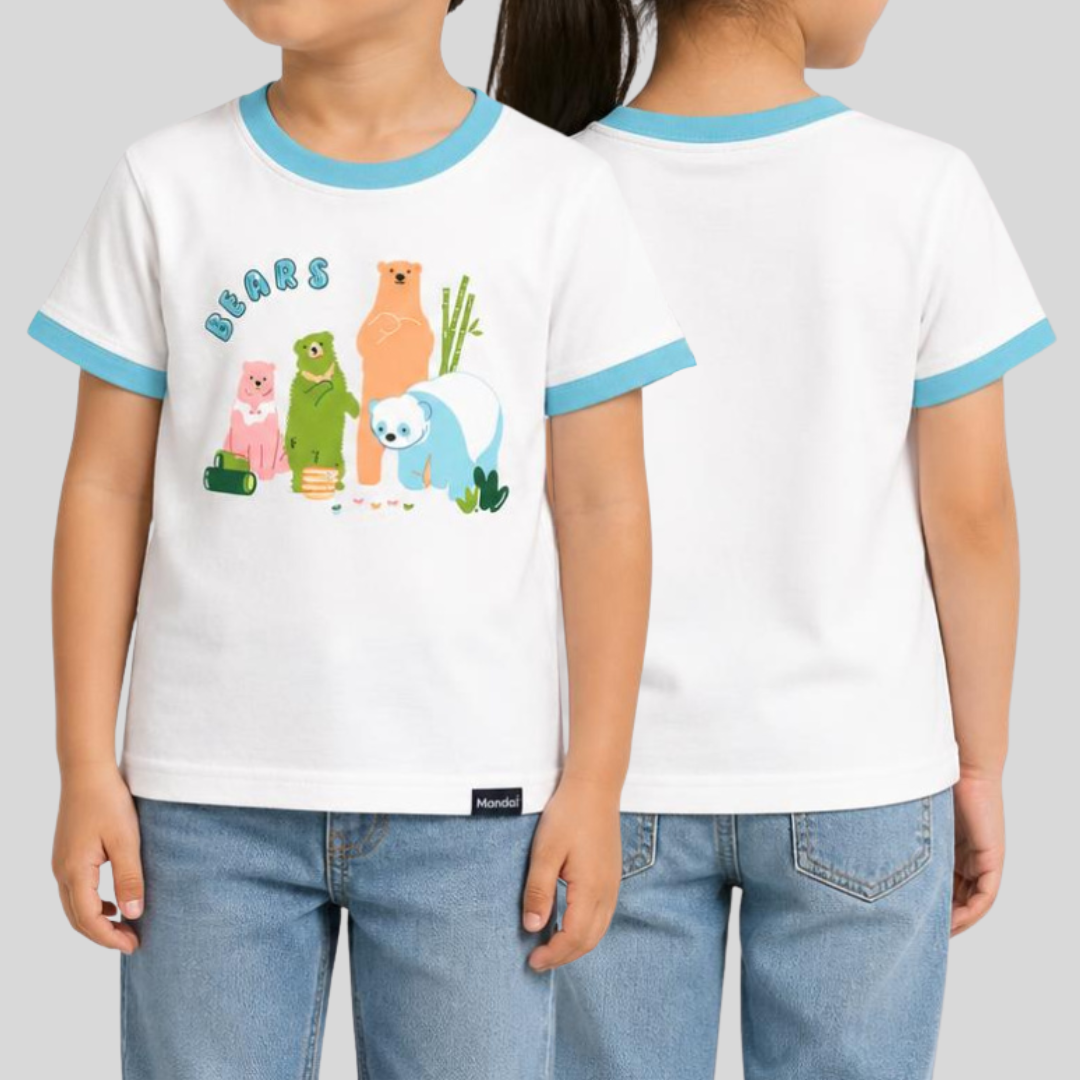 Bear Collage Kids T-Shirt