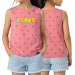 Bee All-Over-Print Girls Tank Top