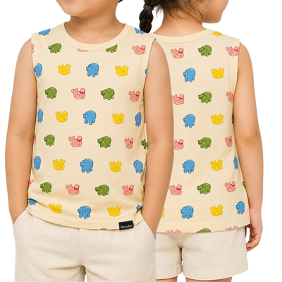 Bears Silhouette All-Over-Print Kids Tank Top