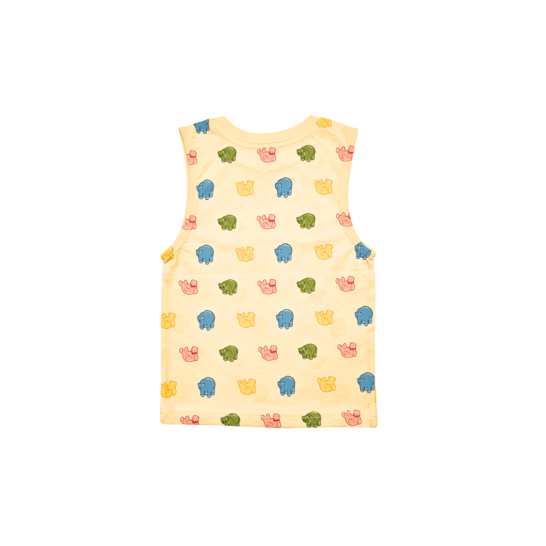 Bears Silhouette All-Over-Print Kids Tank Top