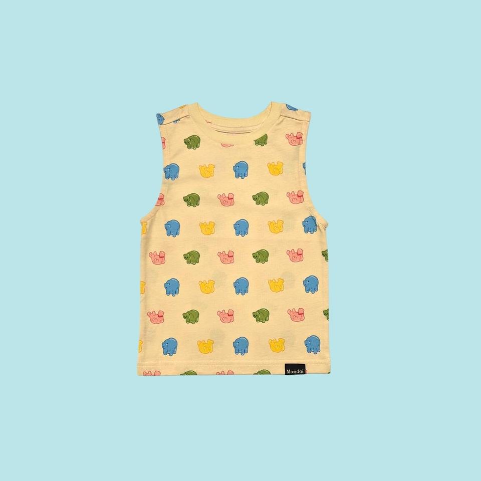 Bears Silhouette All-Over-Print Kids Tank Top