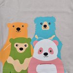 Bear at Side Kids T- Shirt