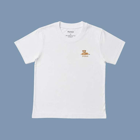 Lion Cubs at Back Adult T-Shirt