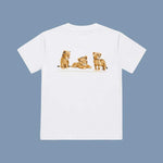 Lion Cubs at Back Adult T-Shirt