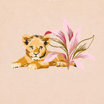 Lion Cub Girls Cap Sleeve T