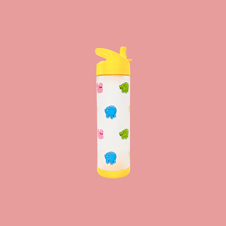 Bear Silhouette All-Over-Print Kids Tritan Bottle
