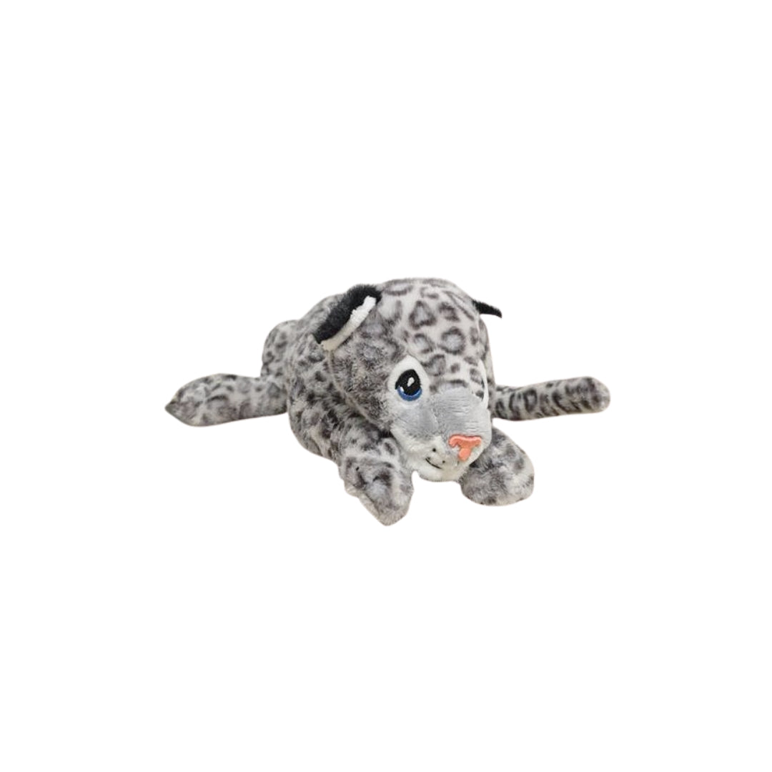 Keeleco Lying Snow Leopard Plush