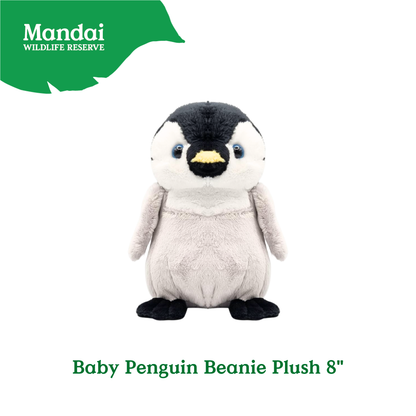 Penguin Kingdom Cuddle & Explore Plush Toy – Realistic Stuffed Animal Soft Sleep Buddy MANDAI WILDLIFE RESERVE