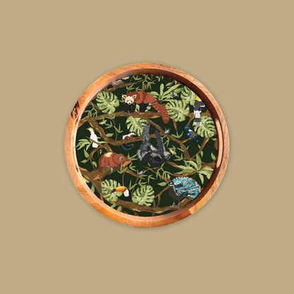 Exclusive Exotic 6 pcs Coaster Set  Singapore Fashion Council MANDAI WILDLIFE RESERVE