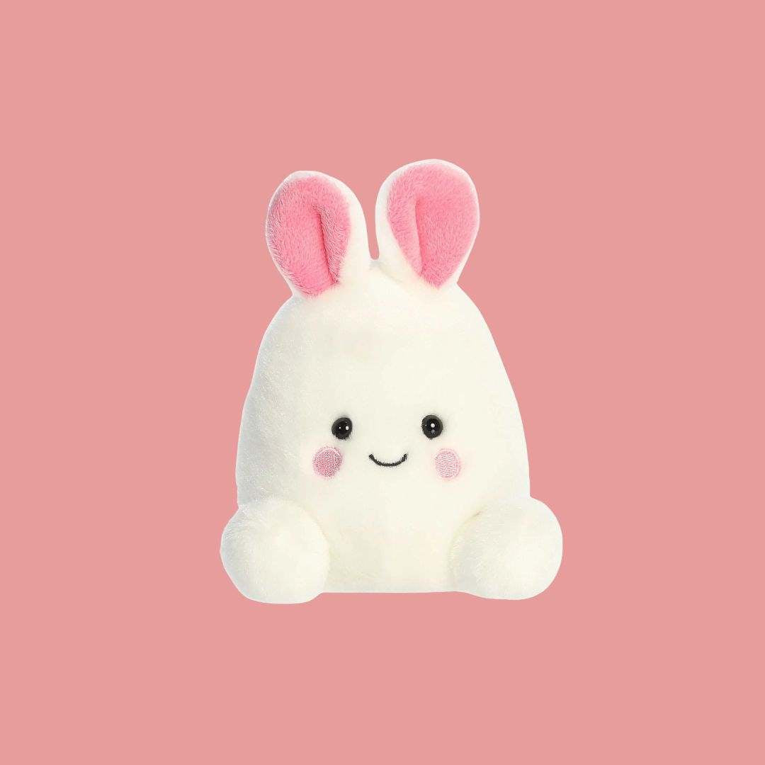 Bouncy Bunny Easter Egg Palm Pal Plush 5"