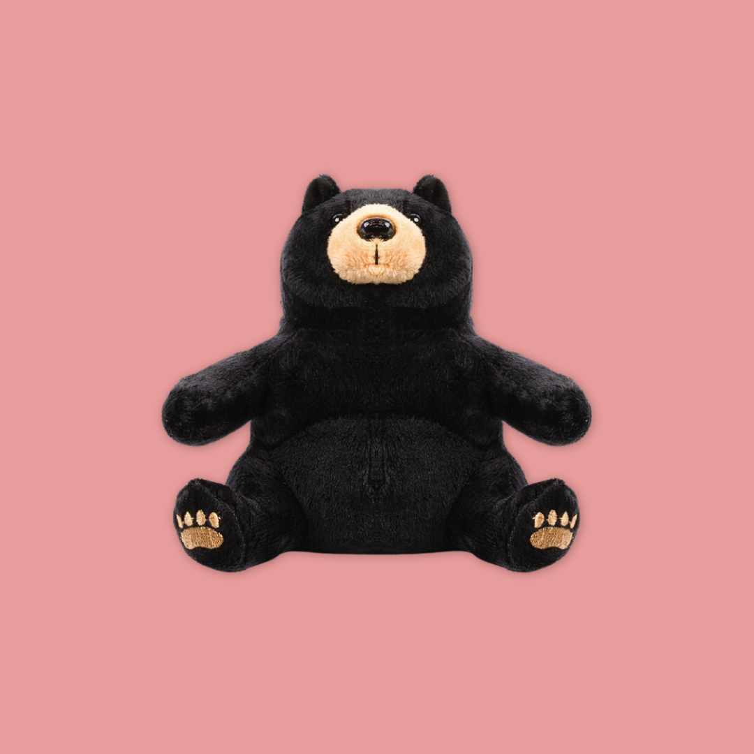 Black Bear Beanie Plush