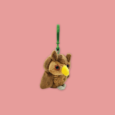 Born Owl Plush Keychain