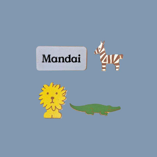 Mandai x Miffy Wooden Magnets Bundle A
