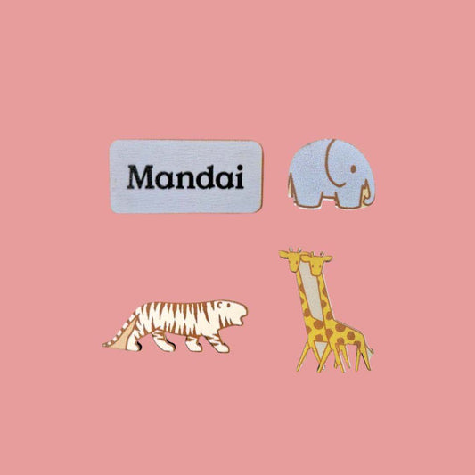 Mandai x Miffy Wooden Magnets Bundle B