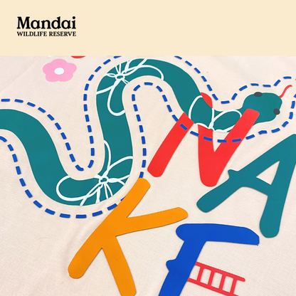 Celebrate the Year of the Snake with MANDAI WILDLIFE RESERVE CNY Abstract Animal Adult Apparel Collection