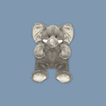 Eco Elephant Plush Backpack 14"