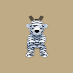 Eco White Tiger Plush Backpack 14"