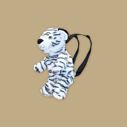 Elephant Rhino Tiger W. Tiger Eco Backpack Stuffed Toy - MANDAI WILDLIFE RESERVE