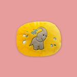 Elephant Reversible Plush Pillow