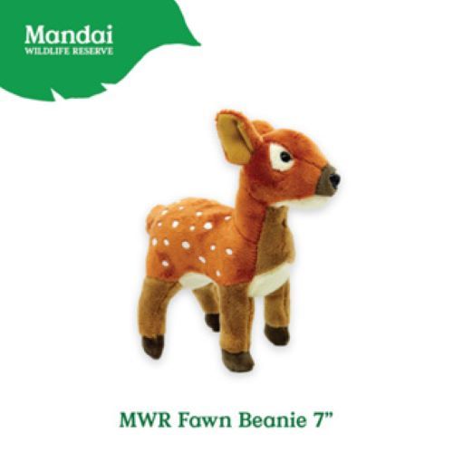 Horse White Horse Fawn  Beanie Plush Toy MANDAI WILDLIFE RESERVE