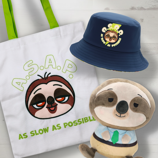 Zootopia 2 Flash Adventure Tote Bag, Hat & Plush Toy - Exclusive Bundle