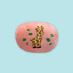 Giraffe Reversible Plush Pillow