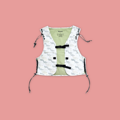 Tiger Overprint Quilted Vest – Unleash Your Wild Side Rainforest Wild Asia Collection MANDAI WILDLIFE RESERVE