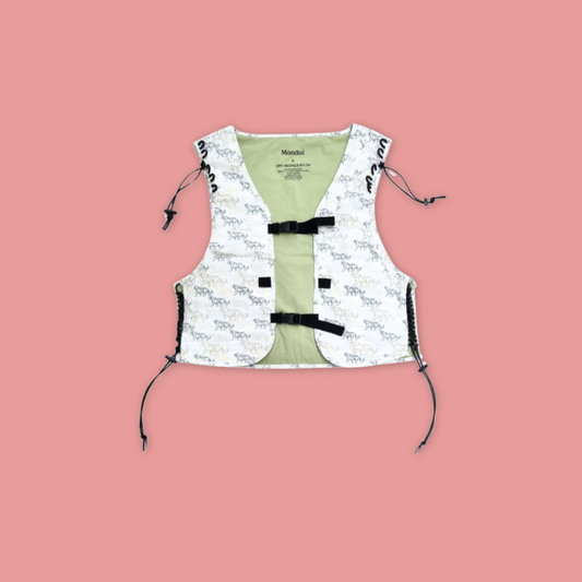 Tiger Overprint Quilted Vest – Unleash Your Wild Side Rainforest Wild Asia Collection MANDAI WILDLIFE RESERVE