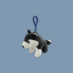 Husky Plush Keychain