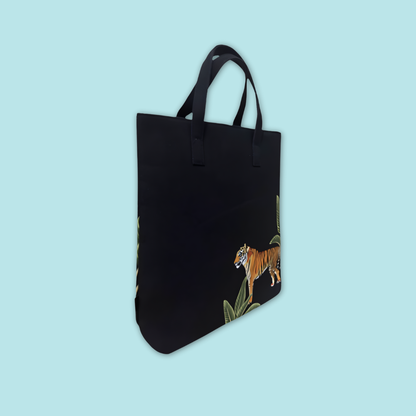 Explore the Animal Print Tote Bag from Mandai Wildlife Reserve's Wildlife Sanctuary collection