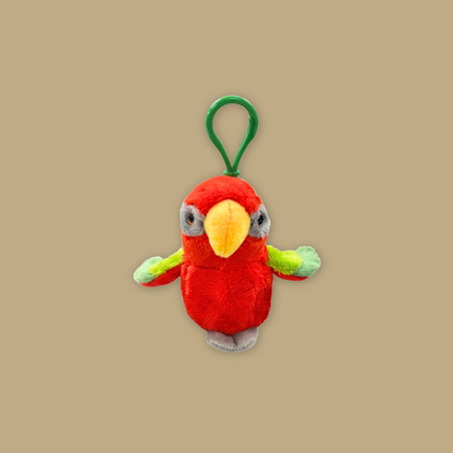 Plushie Lorry Keychain – Scarlet Macaw Edition MANDAI WILDLIFE RESERVE