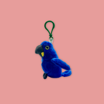 Hyacinth Macaw Plush Keychain
