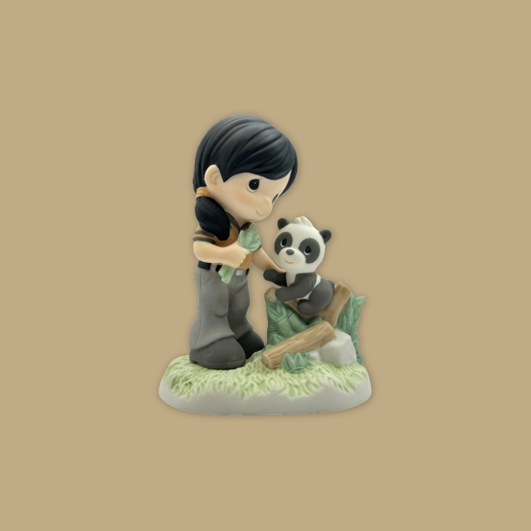 Safari Girl and Baby Panda: A Symbol of Conservation at MANDAI WILDLIFE RESERVE
