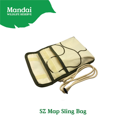 Discover the Attractions Sling Bag and Cap Mandai Park Inforgraphic  MANDAI WILDLIFE RESERVE