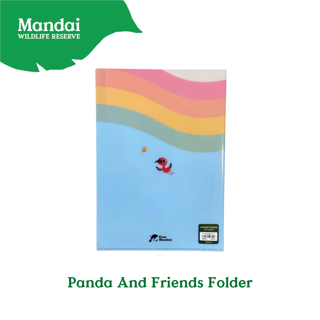 Panda and Friends L Folder Flask Tote Bag Exclusive Experience MANDAI WILDIFE RESERVE