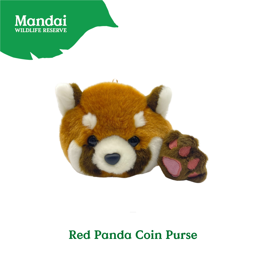 A charming Animal Head Panda Red Panda Sloth White Tiger Malayan Tiger Fennec Fox Giraffe Elephant Otter Coin Purse with a Wiggling Tail – A Must-Have at MANDAI WILDLIFE RESERVE