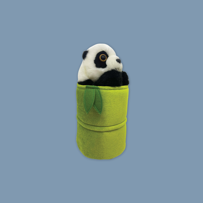Hiding Pop Out Panda Red Panda Puppet Plush Stuffed Toys - MANDAI WILDLIFE RESERVE
