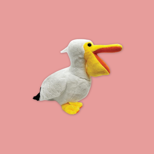 Pelican Budgie Bird Collection Beanie Plush Toy Stuffed Buddy MANDAI WILDLIFE RESERVE